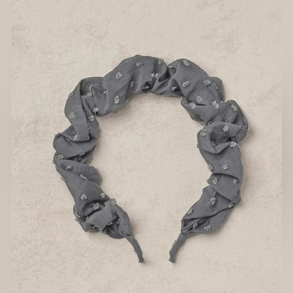 Noralee (Rylee + Cru) Gathered Headband in Chambray